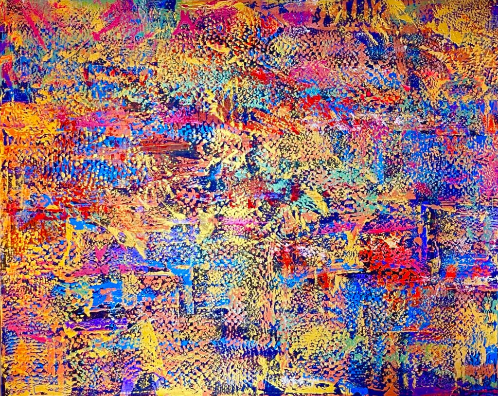 The Parallels Series - A journey of rhythm and soul in large scale original abstract canvas art by contemporary artist Christeas