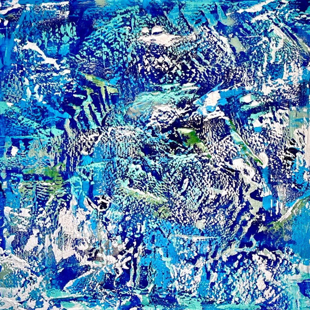 Museum quality original abstract painting - Consciousness in motion series by Gregory Christeas for professional collectors